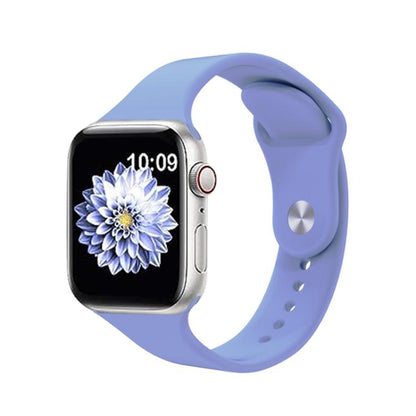 For Apple Watch 46mm / 49mm / 45mm / 44mm Kalebol Reverse Buckle Silicone Watch Band(Lavender) by Kalebol
