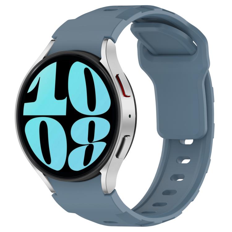 For Samsung Galaxy Watch 5 Pro / 6 / 7 Kalebol Armor Silicone Watch Band(Cyan-blue) by Kalebol