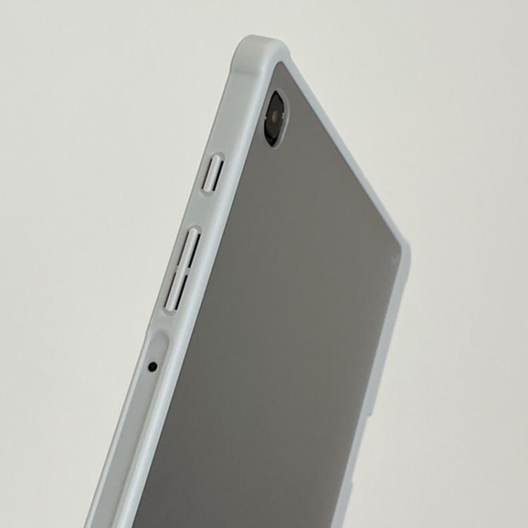 For Samsung Galaxy Tab S8+ X800 Frosted Acrylic PC Tablet Case with Pen Slot(White) by bashfashion