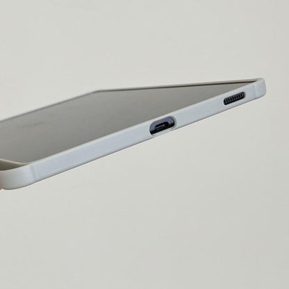 For Samsung Galaxy Tab S7 T870 Frosted Acrylic PC Tablet Case with Pen Slot(White) by bashfashion