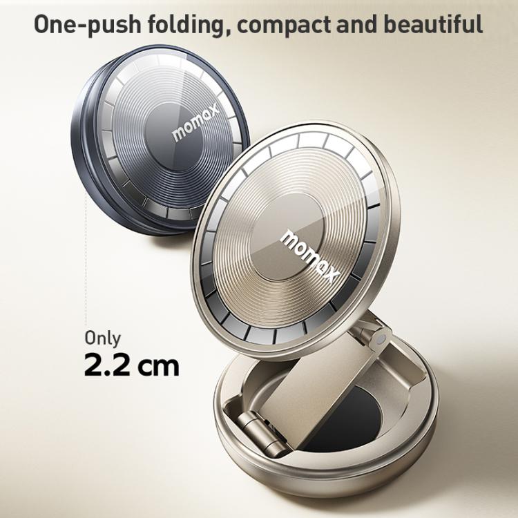 MOMAX CM30 Pac Mount Universal Transparent Magnetic Rotating Car Holder(Dark Grey) by MOMAX