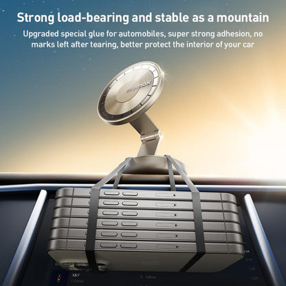 MOMAX CM30 Pac Mount Universal Transparent Magnetic Rotating Car Holder(Dark Grey) by MOMAX