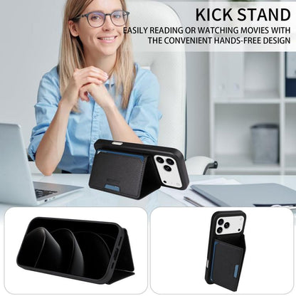 For iPhone 17 Pro Max BETOPNICE Horizontal Flip Detachable MagSafe Wallet Phone Case(Black) by BETOPNICE