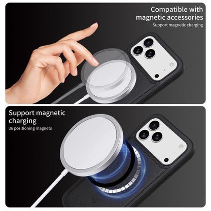 For iPhone 17 Pro Max BETOPNICE Horizontal Flip Detachable MagSafe Wallet Phone Case(Black) by BETOPNICE