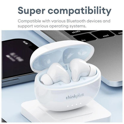 Lenovo LP5 Pro TWS True Wireless Bluetooth Earphone(White) by Lenovo