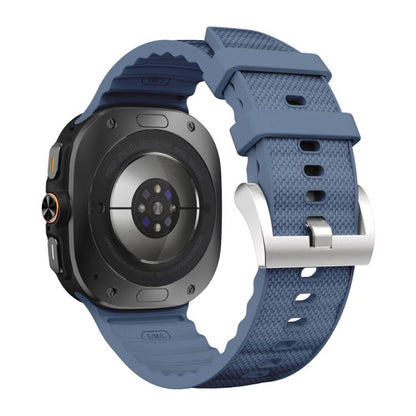 For Samsung Galaxy Watch Ultra 47mm / Ultra 2025 Solid Color Sports Silicone Watch Band(Light Blue) by bashfashion