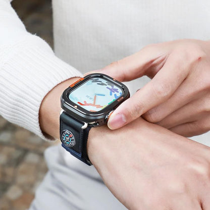 For Apple Watch Ultra 3 / 2 / 1 49mm Full Coverage Metal Watch Case(Black) by bashfashion