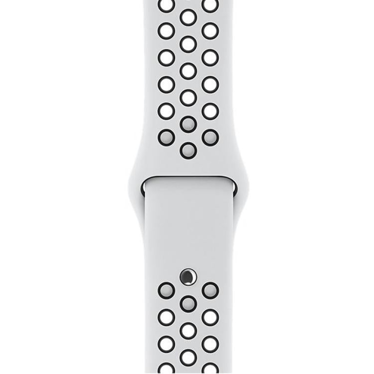 For Apple Watch 42mm / 41mm / 40mm / 38mm xDfind Two Color Silicone Sports Watch Band(White Black) by xDfind