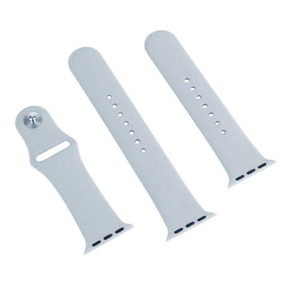 For Apple Watch 46mm / 49mm / 45mm / 44mm xDfind Solid Color Silicone Sports Watch Band(Grey) by xDfind