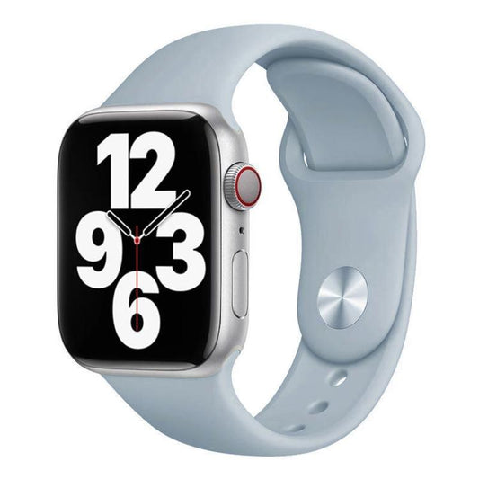 For Apple Watch 46mm / 49mm / 45mm / 44mm xDfind Solid Color Silicone Sports Watch Band(Grey) by xDfind