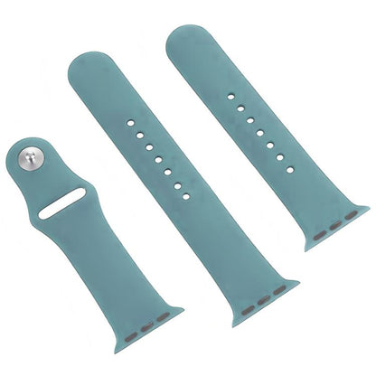 For Apple Watch 46mm / 49mm / 45mm / 44mm xDfind Solid Color Silicone Sports Watch Band(Dark Green) by xDfind