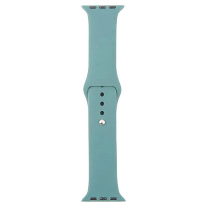 For Apple Watch 46mm / 49mm / 45mm / 44mm xDfind Solid Color Silicone Sports Watch Band(Dark Green) by xDfind