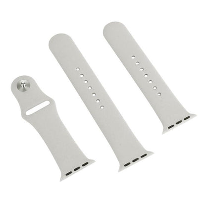 For Apple Watch 42mm / 41mm / 40mm / 38mm xDfind Solid Color Silicone Sports Watch Band(Grey) by xDfind