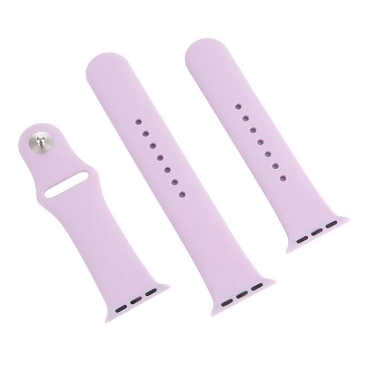 For Apple Watch 42mm / 41mm / 40mm / 38mm xDfind Solid Color Silicone Sports Watch Band(Purple) by xDfind