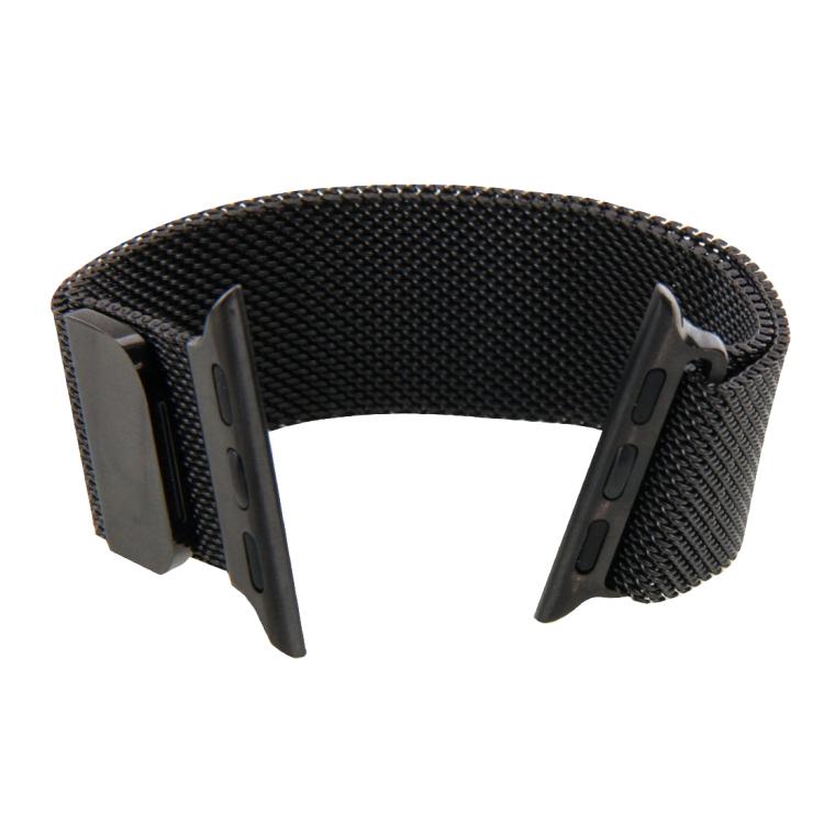 For Apple Watch 42mm / 41mm / 40mm / 38mm xDfind Milanese Loop Magnetic Metal Watch Band(Black) by xDfind