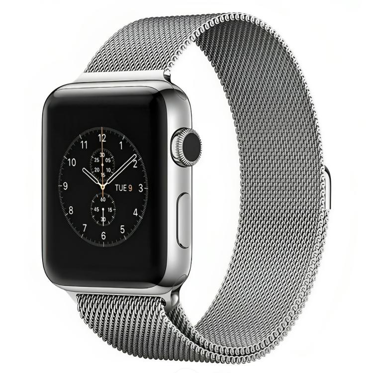 For Apple Watch 42mm / 41mm / 40mm / 38mm xDfind Milanese Loop Magnetic Metal Watch Band(Silver) by xDfind