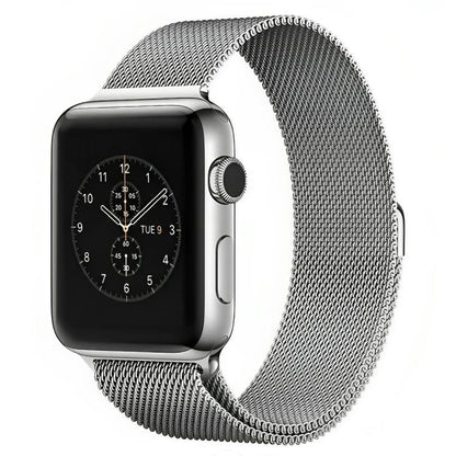For Apple Watch 42mm / 41mm / 40mm / 38mm xDfind Milanese Loop Magnetic Metal Watch Band(Silver) by xDfind