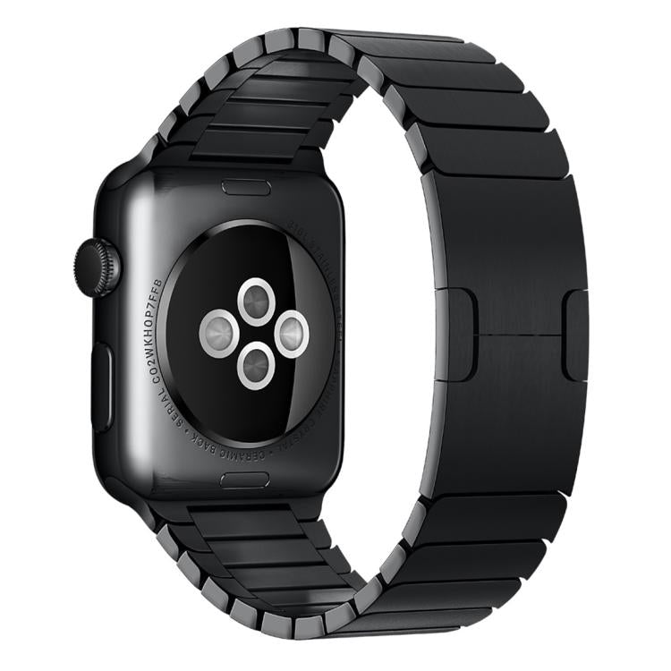 For Apple Watch 46mm / 49mm / 45mm / 44mm xDfind One Bead Stainless Steel Watch Band(Black) by xDfind