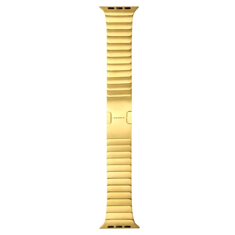 For Apple Watch 46mm / 49mm / 45mm / 44mm xDfind One Bead Stainless Steel Watch Band(Gold) by xDfind
