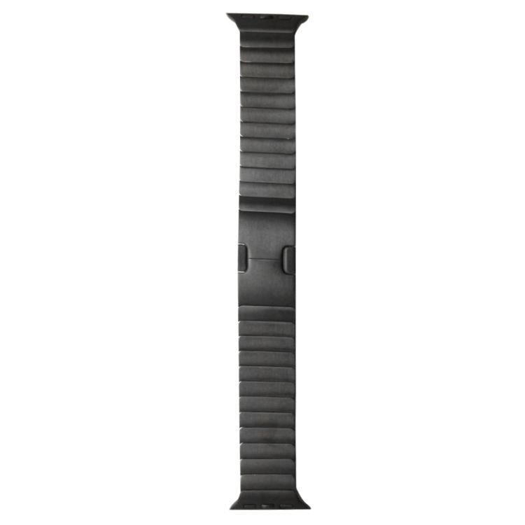 For Apple Watch 42mm / 41mm / 40mm / 38mm xDfind One Bead Stainless Steel Watch Band(Black) by xDfind