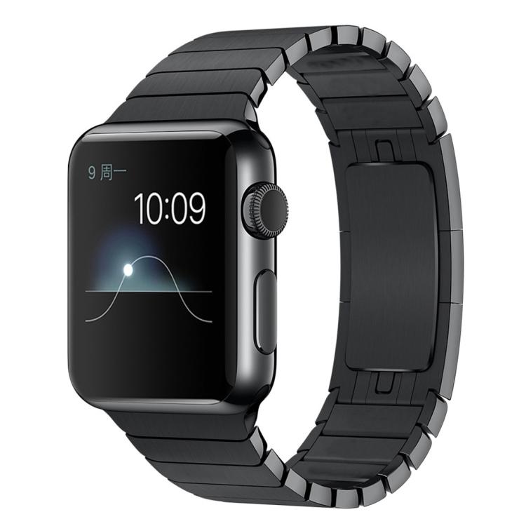 For Apple Watch 42mm / 41mm / 40mm / 38mm xDfind One Bead Stainless Steel Watch Band(Black) by xDfind