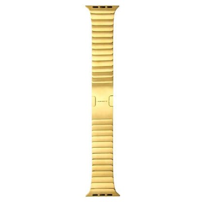 For Apple Watch 42mm / 41mm / 40mm / 38mm xDfind One Bead Stainless Steel Watch Band(Gold) by xDfind