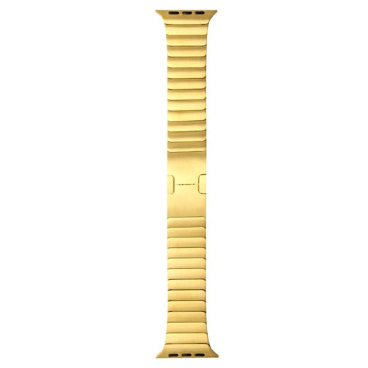 For Apple Watch 42mm / 41mm / 40mm / 38mm xDfind One Bead Stainless Steel Watch Band(Gold) by xDfind