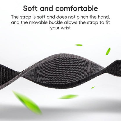 For Apple Watch 46mm / 49mm / 45mm / 44mm xDfind Dual-Section Loop Nylon Watch Band(Orange Beige) by xDfind