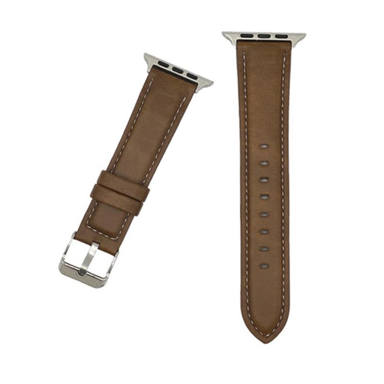 For Apple Watch 46mm / 49mm / 45mm / 44mm xDfind Crazy Horse Texture Leather Watch Band(Brown) by xDfind
