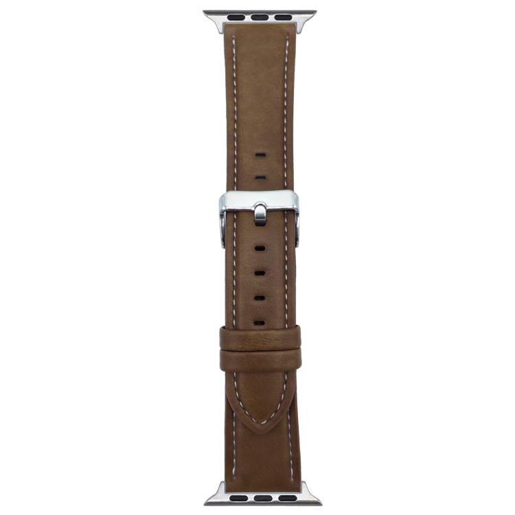 For Apple Watch 46mm / 49mm / 45mm / 44mm xDfind Crazy Horse Texture Leather Watch Band(Brown) by xDfind