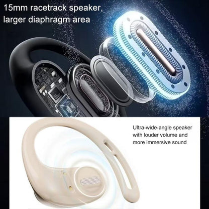 ZGA GS22 Pebble Open Wireless Bluetooth Earphone(Beige) by ZGA