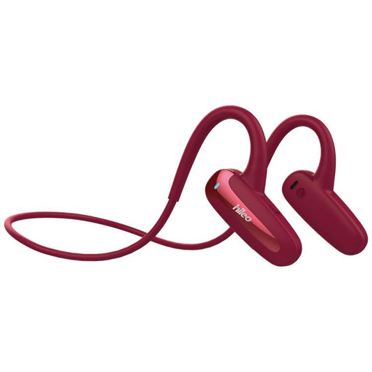 Hileo Hi70 Ear-Hook Sports Air Conduction Wireless Earphone(Dark Red) by Hileo