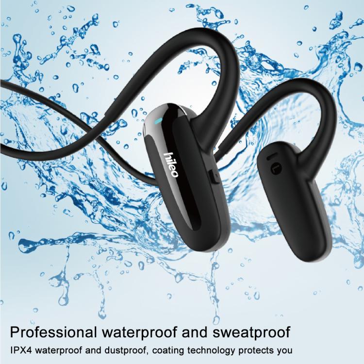 Hileo Hi70 Ear-Hook Sports Air Conduction Wireless Earphone(Black) by Hileo