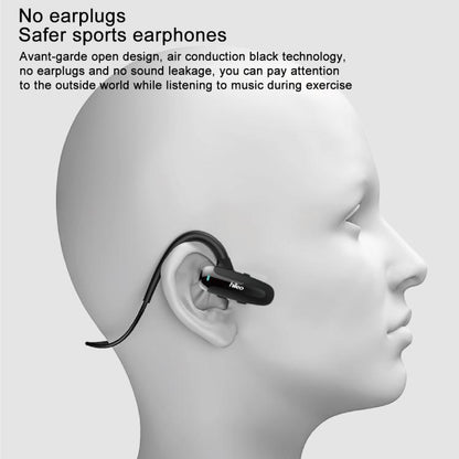 Hileo Hi70 Ear-Hook Sports Air Conduction Wireless Earphone(Dark Red) by Hileo