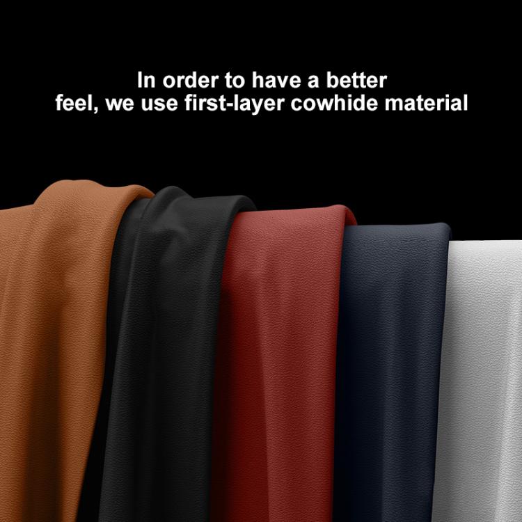 For OPPO Find N5 SULADA Frameless Top Layer Cowhide Leather Hybrid PC Phone Case(Purple) by SULADA