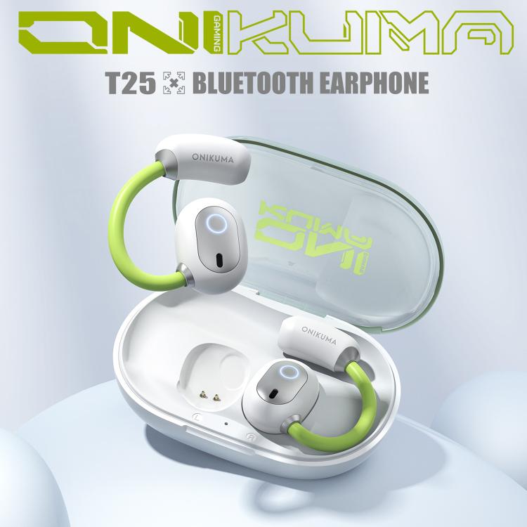 ONIKUMA T25 Sport Wireless Bluetooth Earphone(White) by ONIKUMA