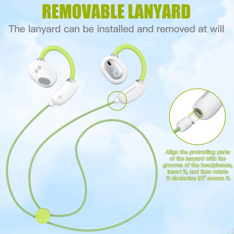 ONIKUMA T25 Sport Wireless Bluetooth Earphone(White) by ONIKUMA