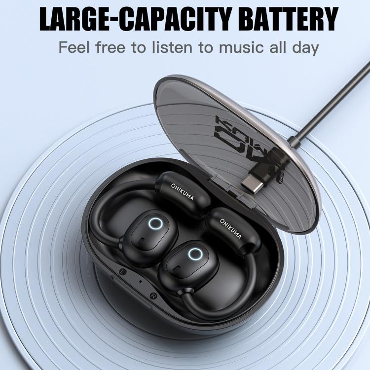 ONIKUMA T25 Sport Wireless Bluetooth Earphone(Black) by ONIKUMA