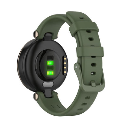 For Garmin Lily xDfind Silicone Watch Band with Dismantling Tools(Dark Green) by xDfind
