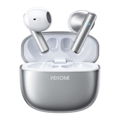 WK WS-19 Kinvoice Series Metal TWS Wireless Earbuds(Silver) by WK