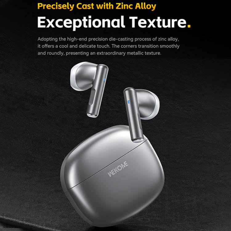 WK WS-19 Kinvoice Series Metal TWS Wireless Earbuds(Tarnish) by WK