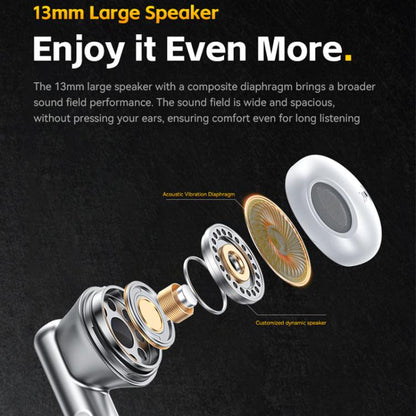 WK WS-19 Kinvoice Series Metal TWS Wireless Earbuds(Tarnish) by WK