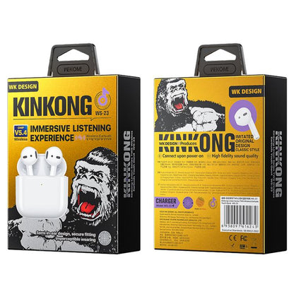 WK WS-23 Liton Series TWS Wireless Earbuds Youth Gen4(White) by WK