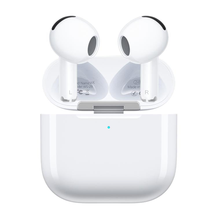WK WS-28 Liton Series TWS Wireless Earbuds Gen6(White) by WK