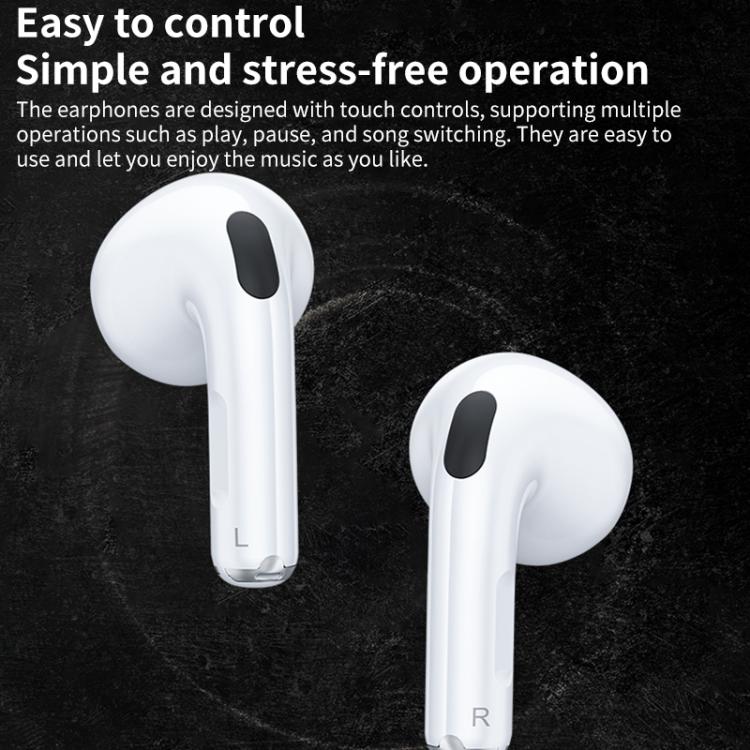 WK WS-28 Liton Series TWS Wireless Earbuds Gen6(White) by WK