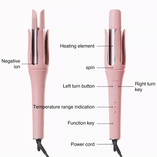 K-SKIN K3 Automatic Electric Hair Curler Iron Hair Styling Tool(EU Plug) by K-SKIN