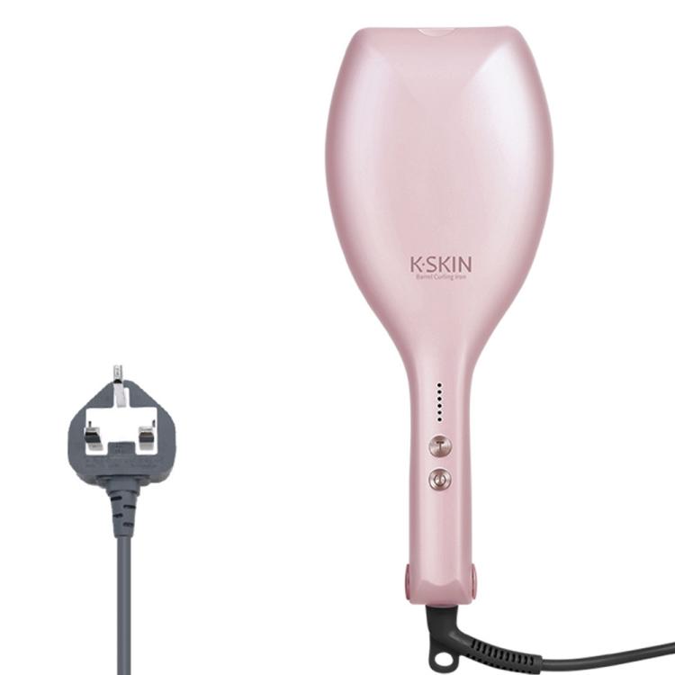 K-SKIN KD885 Negative Ion Electric Hair Curler Iron Hair Styling Tool(UK Plug Pink) by K-SKIN