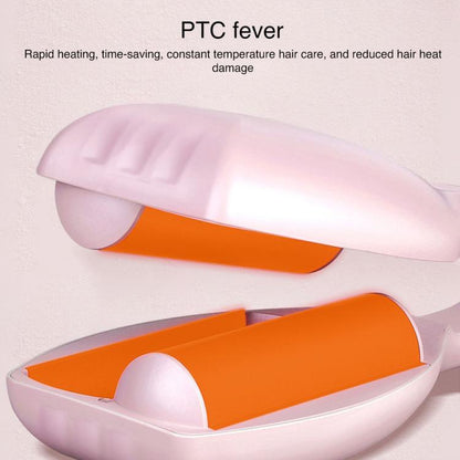 K-SKIN KD885 Negative Ion Electric Hair Curler Iron Hair Styling Tool(EU Plug Pink) by K-SKIN