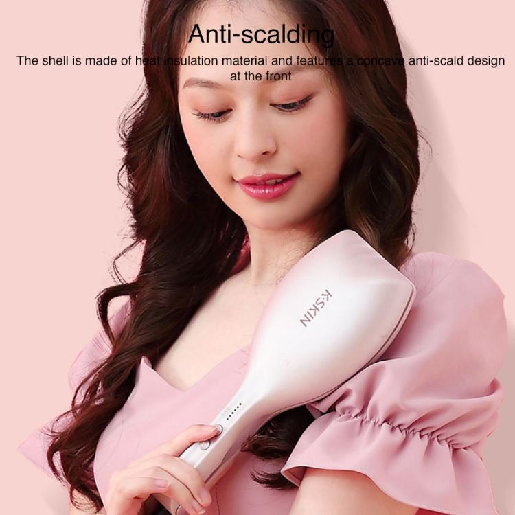 K-SKIN KD885 Negative Ion Electric Hair Curler Iron Hair Styling Tool(EU Plug Pink) by K-SKIN