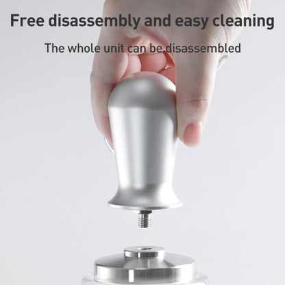 Stainless Steel Coffee Powder Hammer Pressure Powder Tampon, Size:51mm Silver by bashfashion